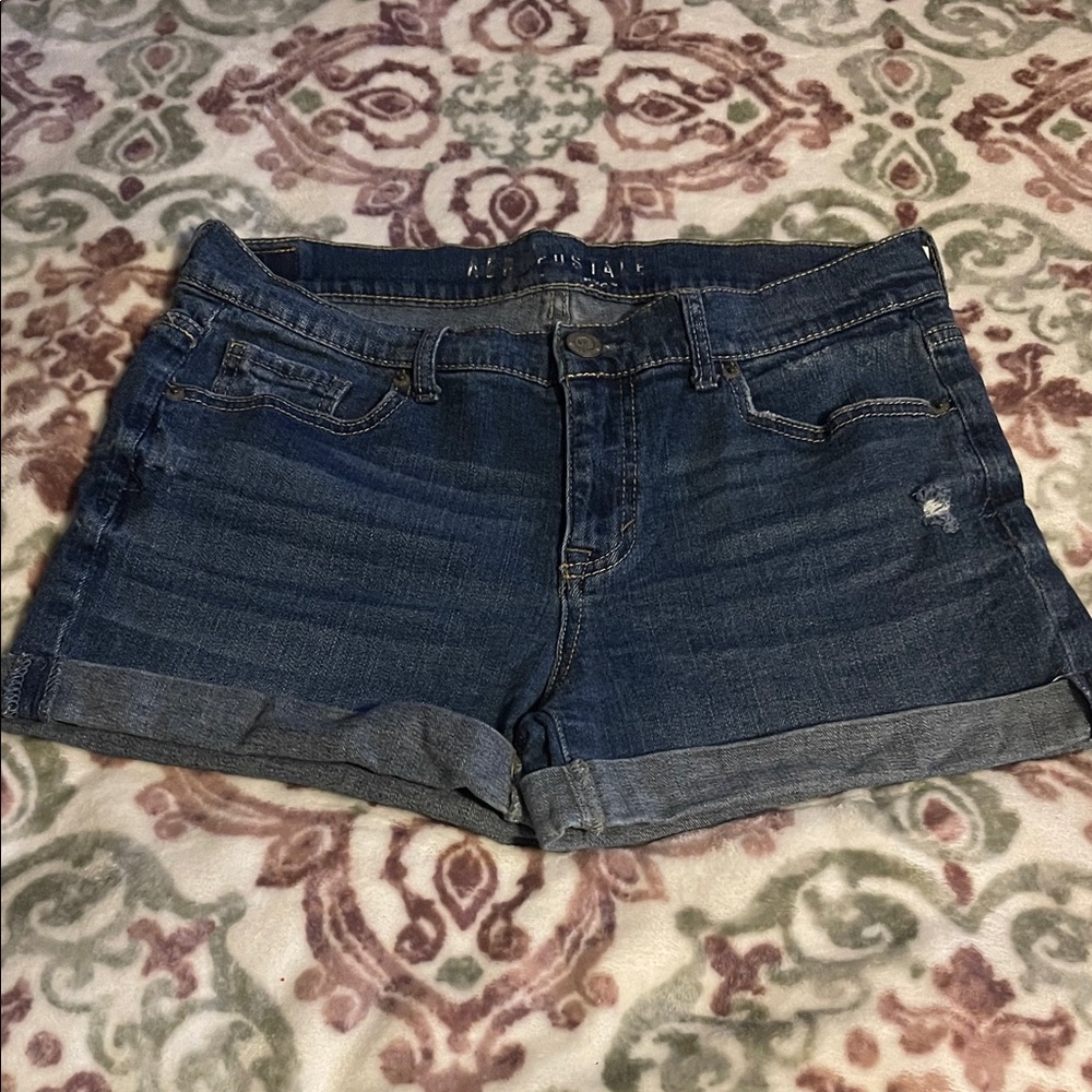 Aeropostale Dark Blue Jean Shorts